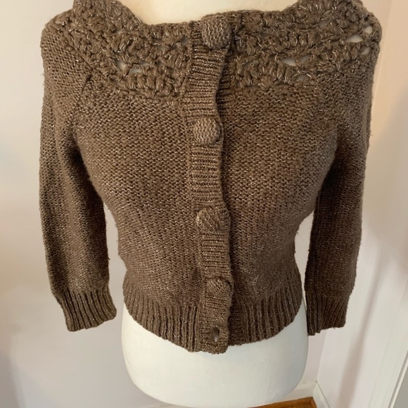 Xhilaration classic caramel cardigan, size M - Picture 4 of 5